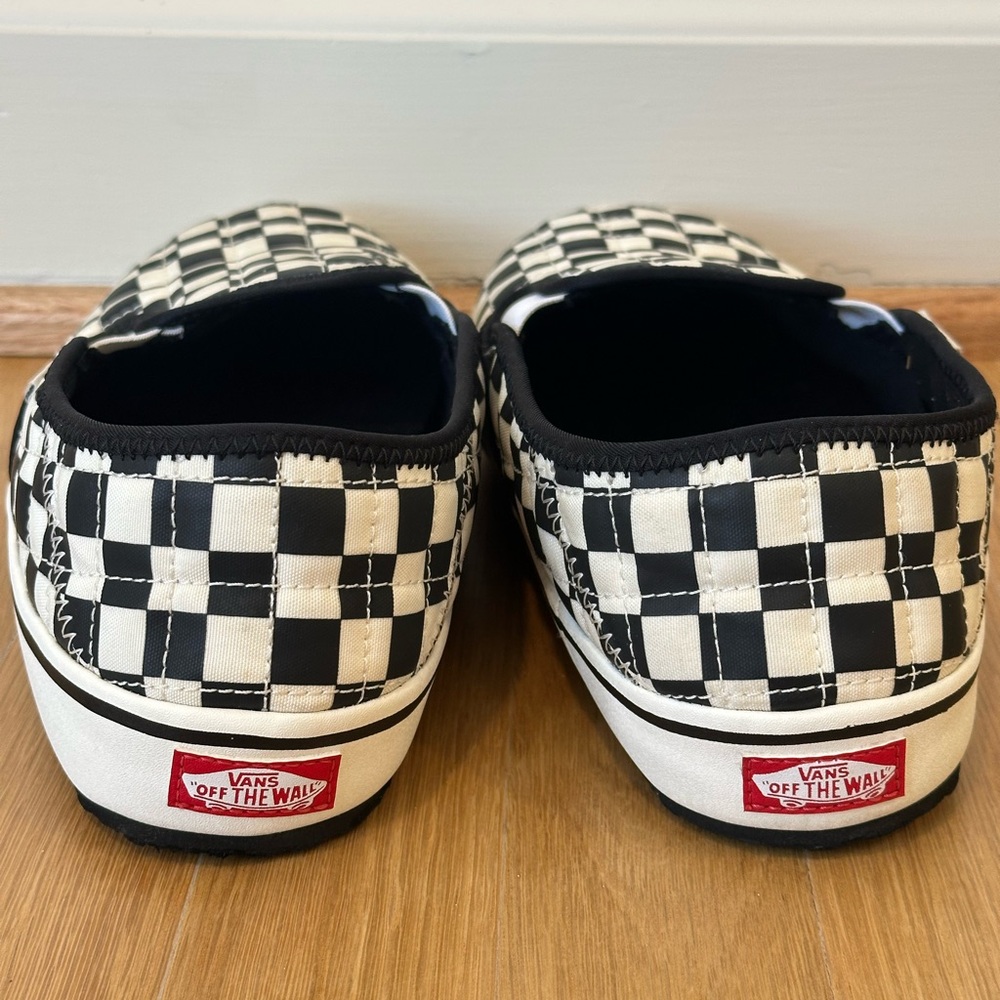 Vans Slip-Er 2 Black and White Checkered Slippers - Picture 4 of 5